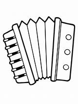 Accordion Coloring Book Fun And Creative Designs For  sketch template