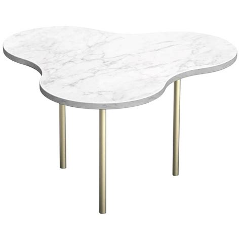 Sculptural Coffee Table in White Marble For Sale at 1stDibs | white sculptural coffee table