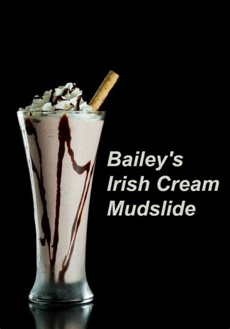 Mudslide Cocktail Recipe - Baileys Irish Cream Mudslide - Decadent Drink