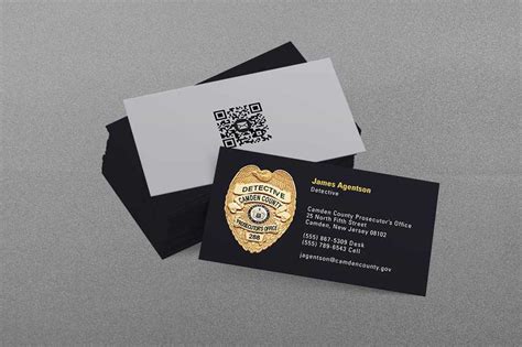 State & Municipal Police Business Cards | Kraken Design