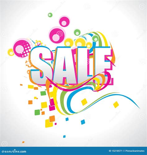 Vector sale background stock vector. Illustration of artistic - 15218571