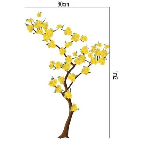 12 mẫu vẽ cây mai vàng ngày tết đầy ý nghĩa