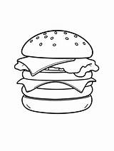 10  Free Hamburger Coloring Pages For Kids To Print And Enjoy Academy sketch template