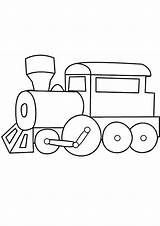 Trains Coloring Pages sketch template