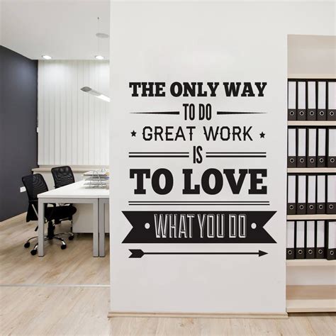 Office Decor Typography Inspirational Quote Wall Decoration Art Vinyl on Luulla