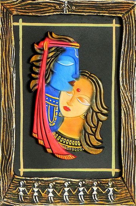 Radha Krishna - wall Hanging