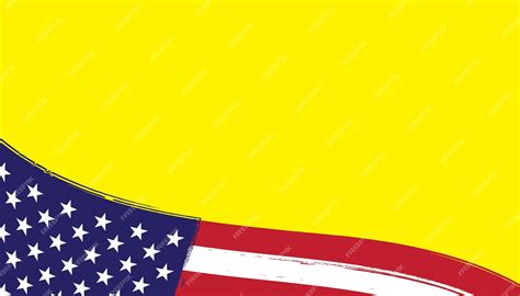 Premium Vector | American flag illustration