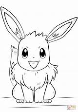 Cute Pokemon Eevee Drawings Sketch Coloring Page sketch template