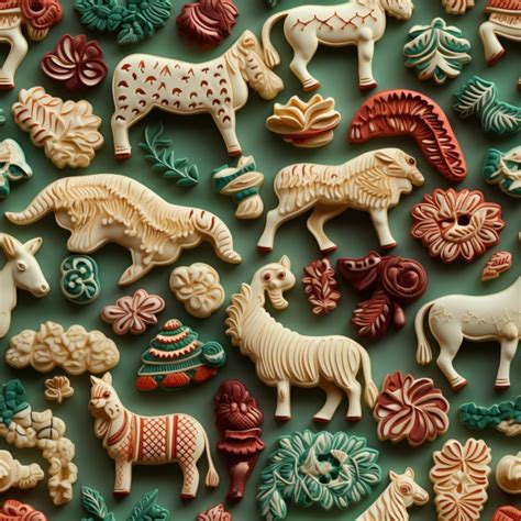 Animal Cookie Seamless Pattern Free Stock Photo - Public Domain Pictures