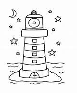 Free Printable Lighthouse Coloring Pages For Kids sketch template