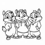 Alvin And The Chipmunks Coloring Pages Printable 2025 sketch template