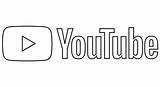 Youtube Logo Coloring Page Pages sketch template