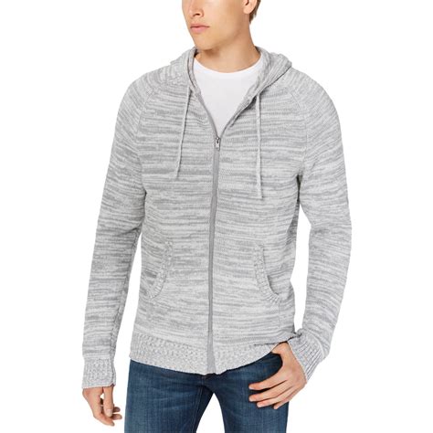 American Rag - American Rag Mens Full Zip Hoodie Sweatshirt, Grey, Large - Walmart.com - Walmart.com