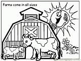 Farm Coloring Pictures Pages sketch template