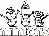 Minion Kevin Coloring Pages sketch template