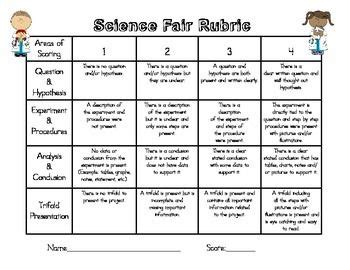 Science Fair Project Rubric in 2024 | Science fair, Science fair ...