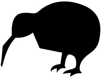 Download Kiwi Bird Vector Silhouette SVG | FreePNGImg