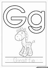 Coloring Pages For Letter G  sketch template