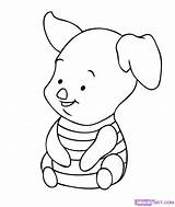 Baby Tigger Coloring Pages  How To Draw Piglet Step By sketch template