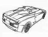 Printable Sports Car Coloring Pages sketch template