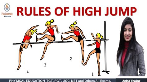 High Jump Rules in Hindi | High Jump Technique | Measurement of High jump Pit - YouTube