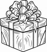 Christmas Gift Coloring Book Illustration 30741123 Vector Art At Vecteezy sketch template