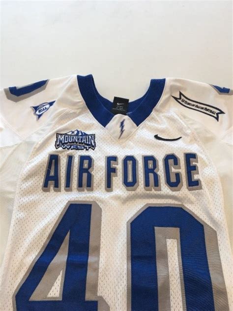 Game Worn Used Nike Air Force Falcons Football Jersey Size Large #40 ...