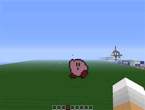 kirby pixel art Minecraft Map