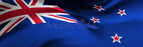 National Flag of New Zealand. Country Official Symbol Stock Vector ...