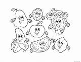 Fruits Printable Coloring Pages  Home sketch template