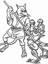 Teenage Mutant Ninja Turtles Coloring Pages Splinter sketch template