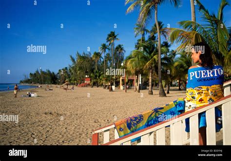 Luquillo Beach Puerto Rico Caribbean Stock Photo - Alamy