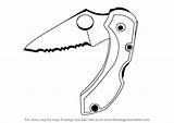 Pocket Knife Coloring Pages sketch template
