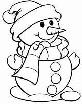 Santa And snowman coloring Pages sketch template