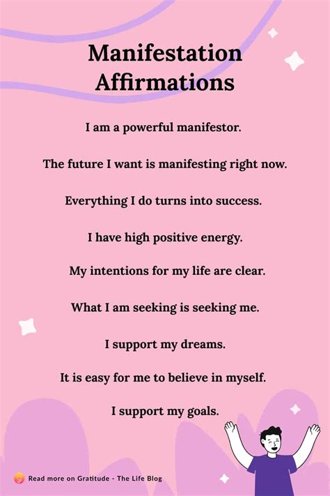 100 Manifestation Affirmations for Achieving Your Goals