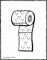 A roll Of toilet paper colouring Page Drawing Picture 01V  Paper sketch template
