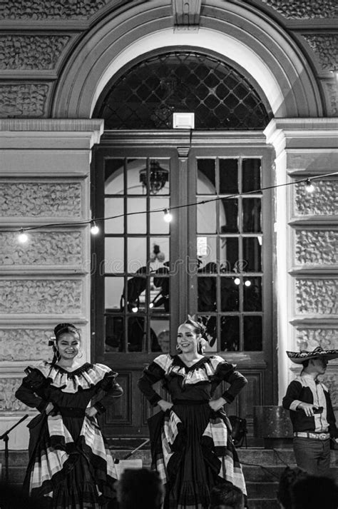 Kragujevac, Serbia. 14.07.2022. Outdoor Photoshoot. Mexican Traditional Dance in the City Square ...