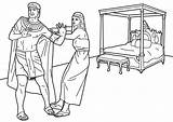 Joseph And Potiphar Coloring Sheet Pages sketch template