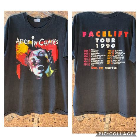 Original 1990 Facelift tour shirt : r/AliceInChains