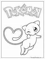 20 Mew Coloring Pages Free PDF Printables  Pikachu coloring Page sketch template