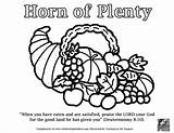Friday Freebie 7 Horn Of Plenty Coloring Page  sketch template