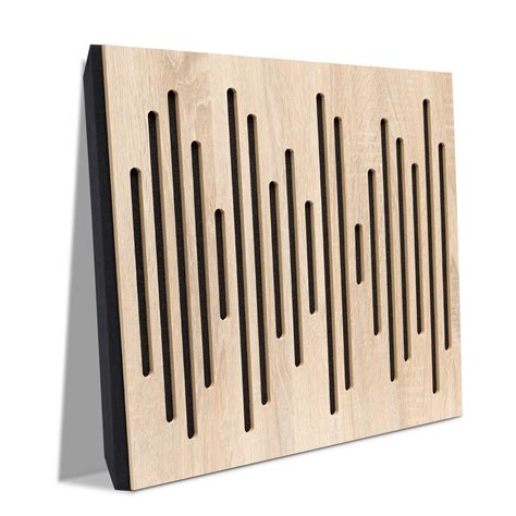 Buy Acoustic Wood Wall Panels, 2 Pack 19.6"x19.6" Sound Absorbing ...