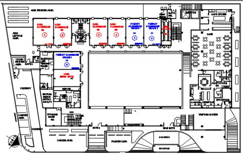 School Hall Cad Layout