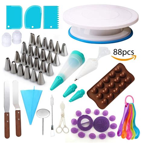 Cake Decorating Supplies Kit by Lime & Lemons Co Review | Decorating tools, Cake decorating ...