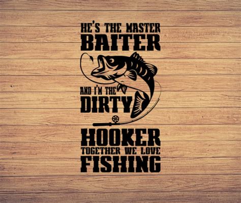 He's the Master Baiter Fishing Svg, Father's Day Svg, Fishing Svg, Fishing Clipart, Fish Png ...