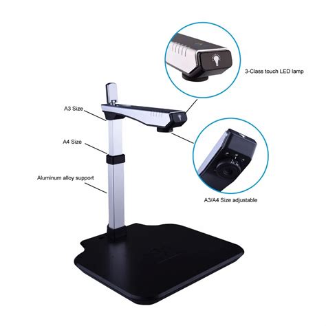 A3 Size Scanner Ocr Document Camera Photo Scanning - Buy Handheld Document Scanner,4k Camera ...