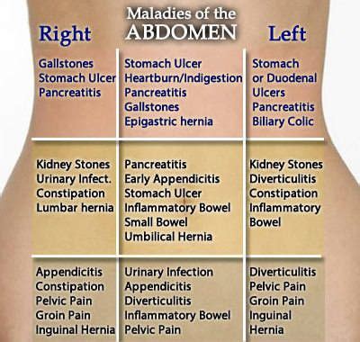 A number of pain delicate structures lie in the left lower quadrant of the abdomen. Pain can ...