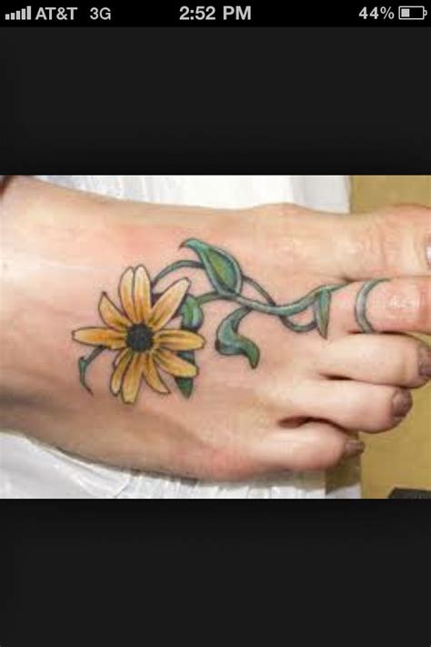 Beautiful Black-eyed Susan Tattoo