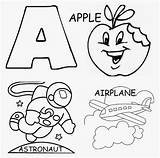 Letter A Coloring Pages  Preschool And Kindergarten sketch template