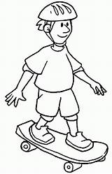 Boy On A Skateboard coloring Page  Download Print Or Color Online For sketch template
